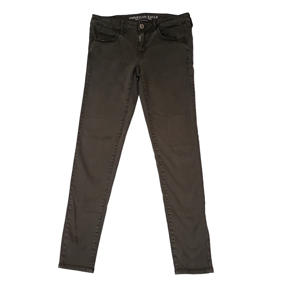American Eagle Outfitters Super Stretch Jeggings Faded Black Women's Size 4